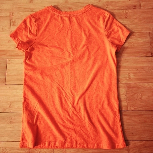 Cat & Jack Girls Halloween "Creepin It Real" T-Shirt Orange Medium 7/8 October - Picture 3 of 6